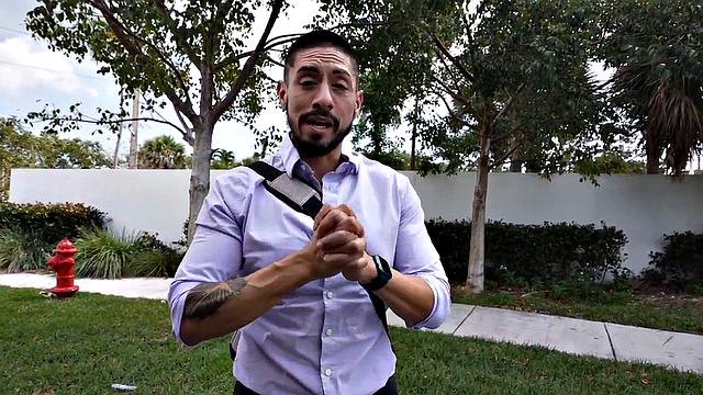 Tattooed picked up guy fucks gay ass in public outdoor van