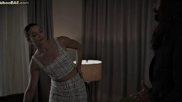 Voyeur guy enjoys lesbian show with his wife