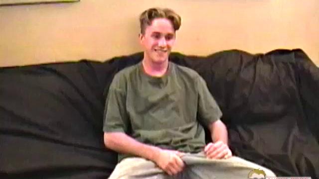 Auntie Bob met 18 year old babyfaced Mike on the Internet, and within an hour had the boy naked with a finger up his ass.