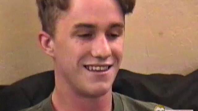 Auntie Bob met 18 year old babyfaced Mike on the Internet, and within an hour had the boy naked with a finger up his ass.