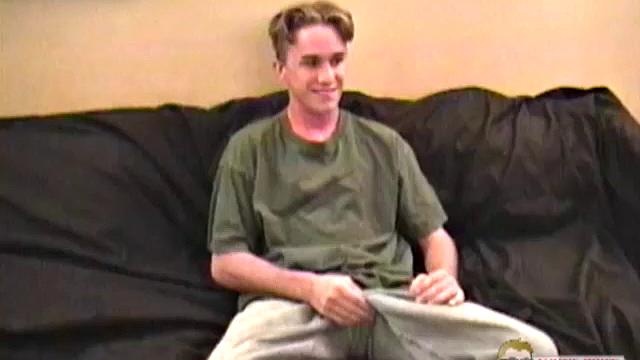 Auntie Bob met 18 year old babyfaced Mike on the Internet, and within an hour had the boy naked with a finger up his ass.