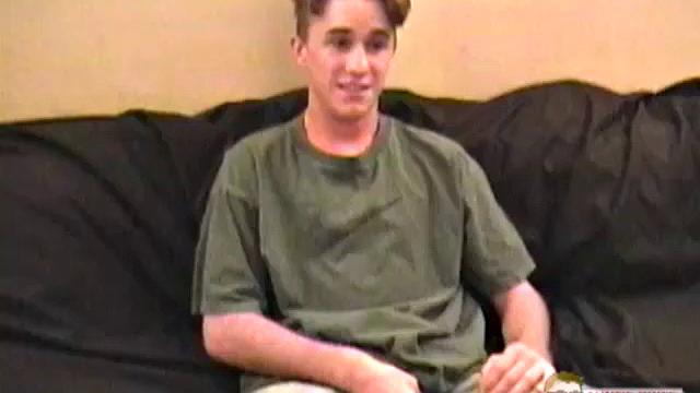 Auntie Bob met 18 year old babyfaced Mike on the Internet, and within an hour had the boy naked with a finger up his ass.