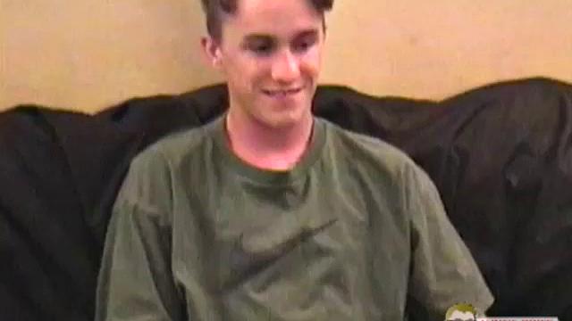 Auntie Bob met 18 year old babyfaced Mike on the Internet, and within an hour had the boy naked with a finger up his ass.