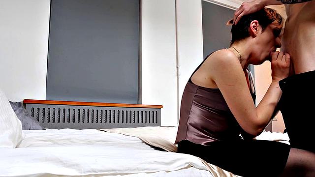 TUTOR4K. Mature tutor teaches student about sex