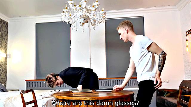 TUTOR4K. Mature tutor teaches student about sex