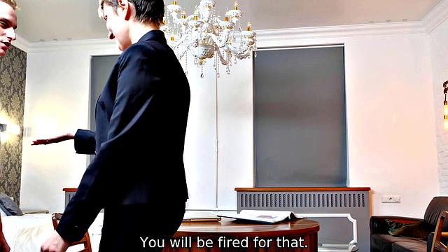 TUTOR4K. Mature tutor teaches student about sex