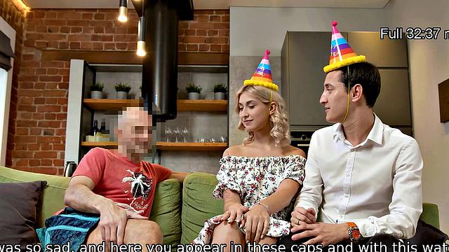 HUNT4K. Man bangs honey in ass and pays boyfriend for anal fun