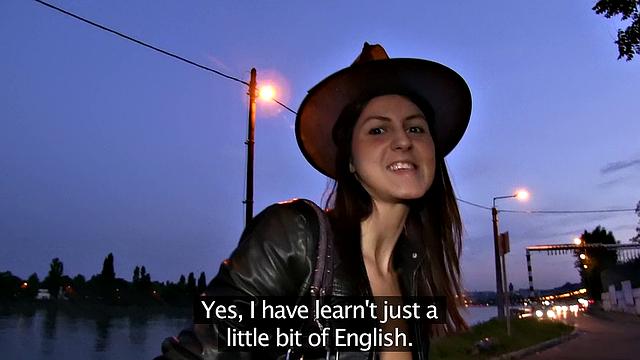 Naughty witch bends over for cash & takes a deep throat pounding in the wild