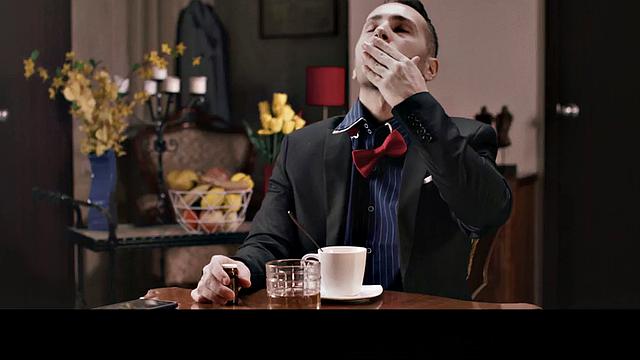 A busty babe dominate and suck and jerk in a sensual session with kissing and fingering