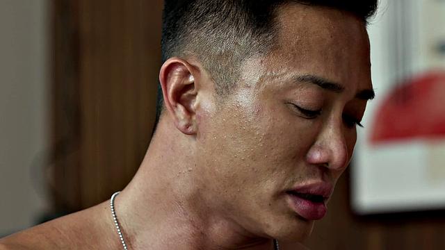 New Recruit Takes Pounding By 2 Army Vets in Bareback Threesome - DisruptiveFilms