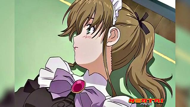 Грудная служанка в ошейнике готова на всё для хозяина, даже банан не стала жалеть - а прогулка по парку только начало шоу.