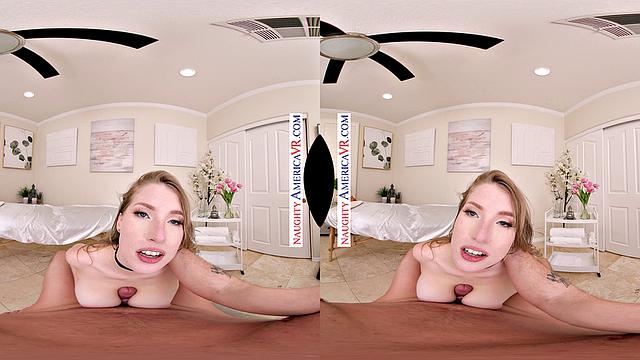 Sexy client Octavia Red gets a relaxing massage before she gets pussy stuffed