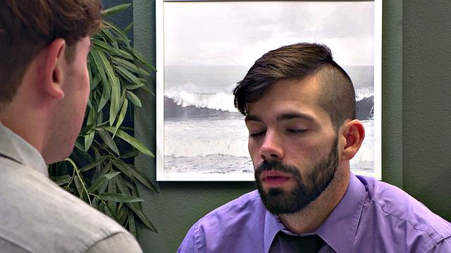 Bearded Rival Dicked Down By Office Slut - Josh Brady - NextDoorStudios