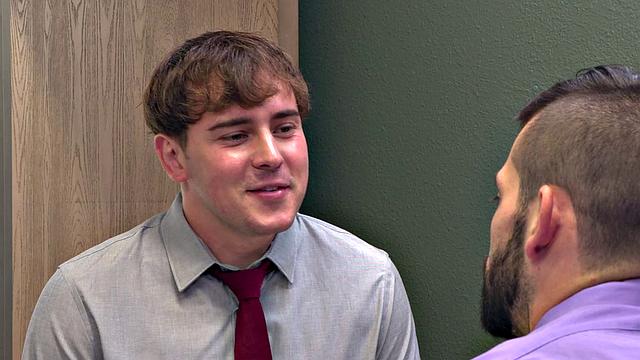 Bearded Rival Dicked Down By Office Slut - Josh Brady - NextDoorStudios