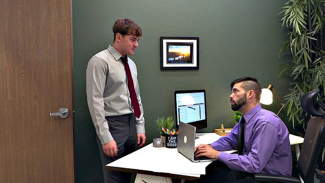 Bearded Rival Dicked Down By Office Slut - Josh Brady - NextDoorStudios