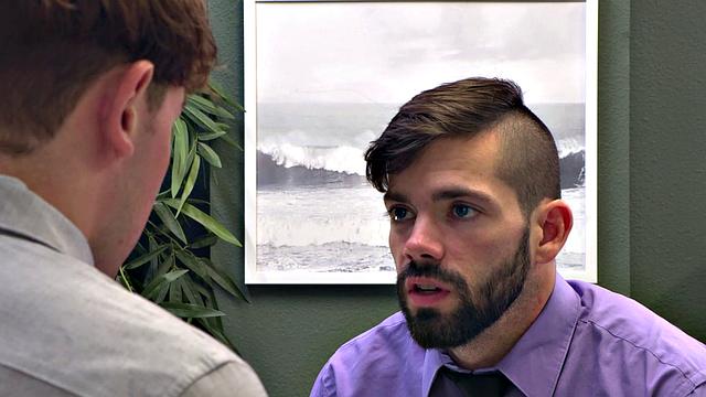 Bearded Rival Dicked Down By Office Slut - Josh Brady - NextDoorStudios