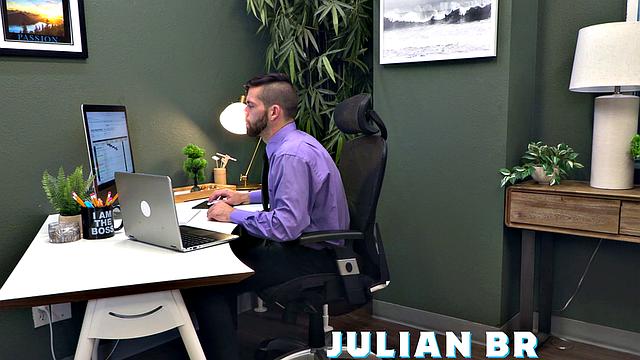 Bearded Rival Dicked Down By Office Slut - Josh Brady - NextDoorStudios