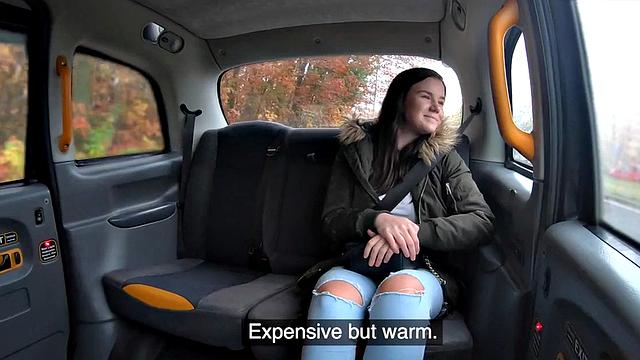 Amateur cab bae picked up and fucked for free ride