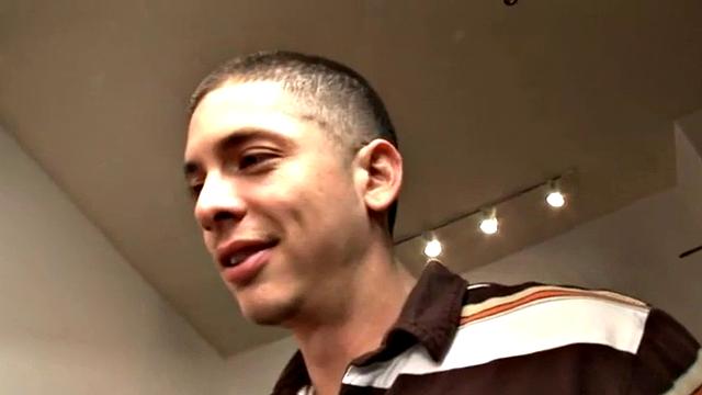 Watch this tattooed teen deepthroat and ride a hard cock until he cums hard on the sofa