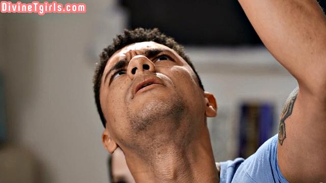 Stockings TS got analpenetrated