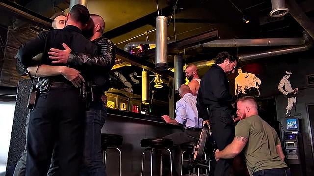 Cops Raid A Daddy Bar - Part 1 - Jake Morgan, Jack Vidra group fuck