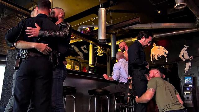 Cops Raid A Daddy Bar - Part 1 - Jake Morgan, Jack Vidra group fuck