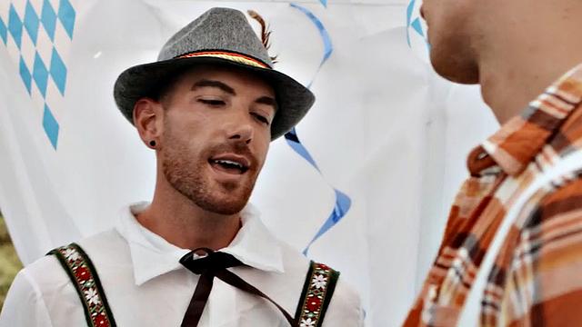 Str8 wild dude drilled by gay stud in anal hole