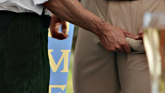 Str8 wild dude drilled by gay stud in anal hole