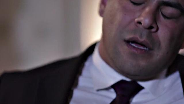 Big-titted nympho transgender fucks male in anal hole