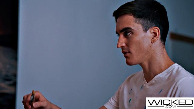 Wicked - Model Gets Her Pussy Pounded Hard By Painter