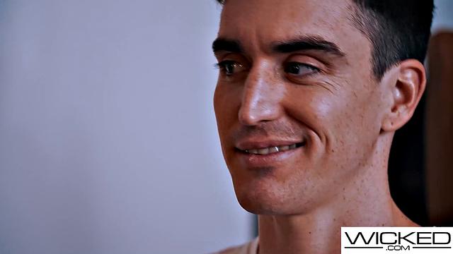 Wicked - Model Gets Her Pussy Pounded Hard By Painter