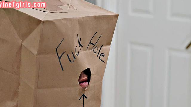 Trans assfucking dude in 3some with strapon BFF