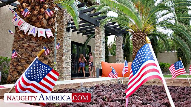 Sexy Milf Richelle Ryan has explosive fucking on the 4th of July