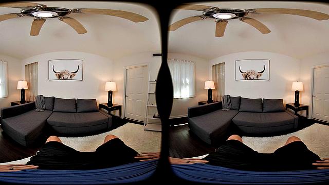 FORBVR - Your Stepsister Can't Resist To Play Around With Your Cock A Little Bit