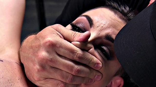 Submissive wax slut toyed in BDSM session