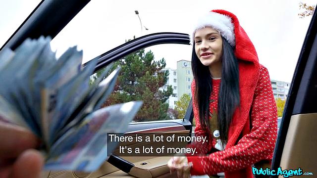 Big tip for Xmas delivery girl