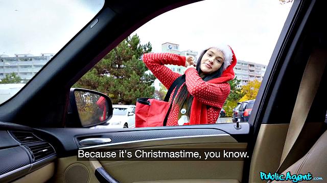 Big tip for Xmas delivery girl