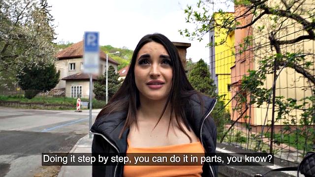 20yo babe fucked in public POV