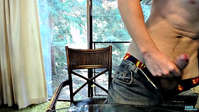 Jacking &amp;amp; Licking His Big Dick - Zack Randall