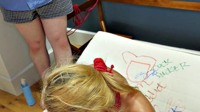 Busty cum-eating MILF getting pummeled