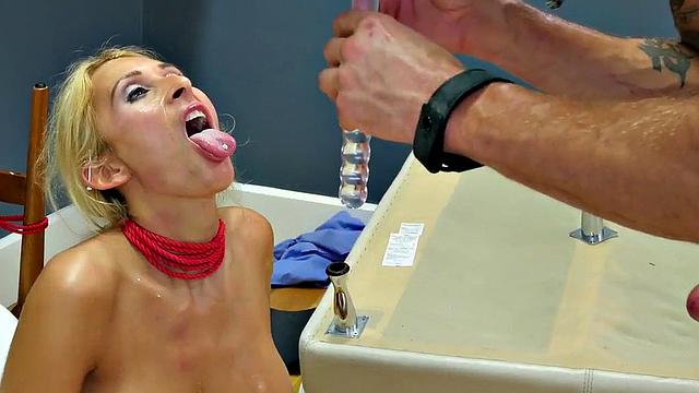 Busty cum-eating MILF getting pummeled