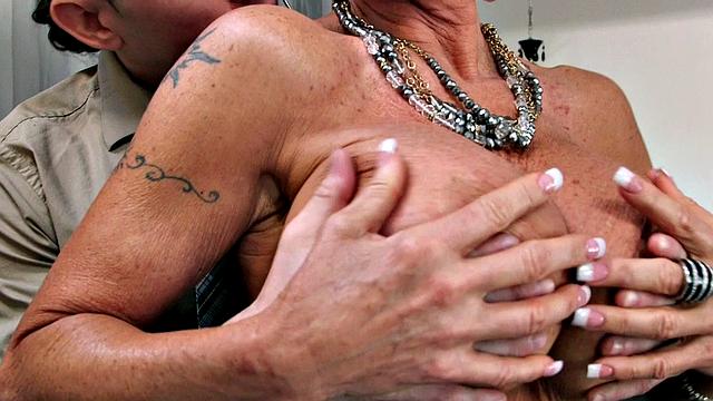 Hot Italian 60-year-old's first fuck