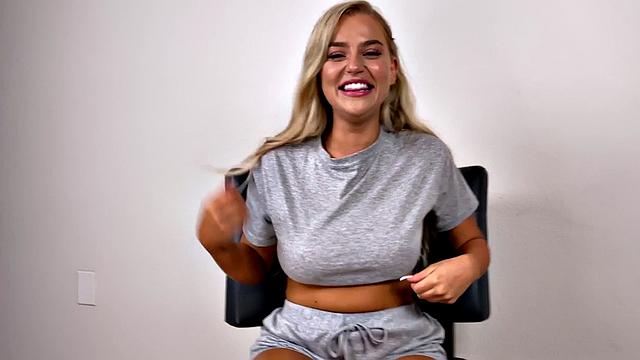 Slutty cutie doggystyled by hubby in front filming wife