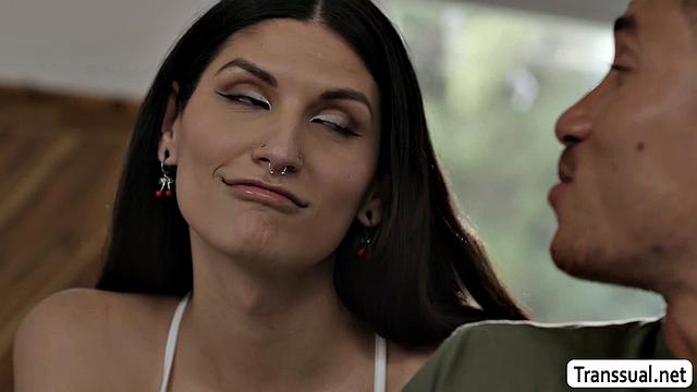 This is mind-blowing - TS stepsis lets me fuck her