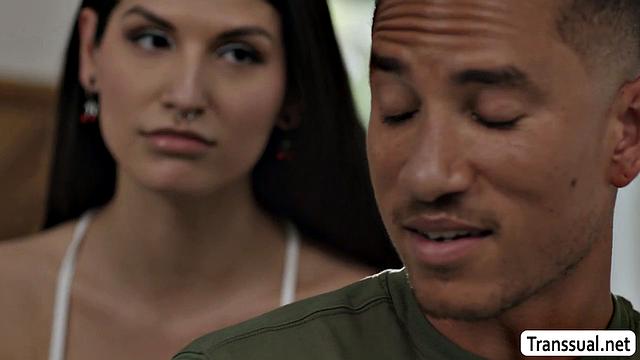 This is mind-blowing - TS stepsis lets me fuck her