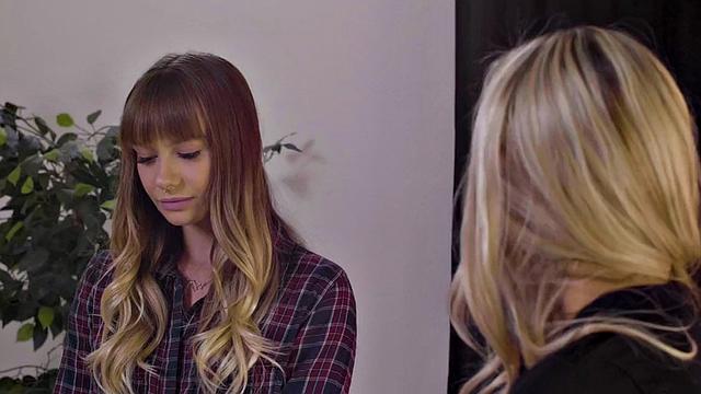 Sexy perverted lesbian seduces BFF while eating her pussy