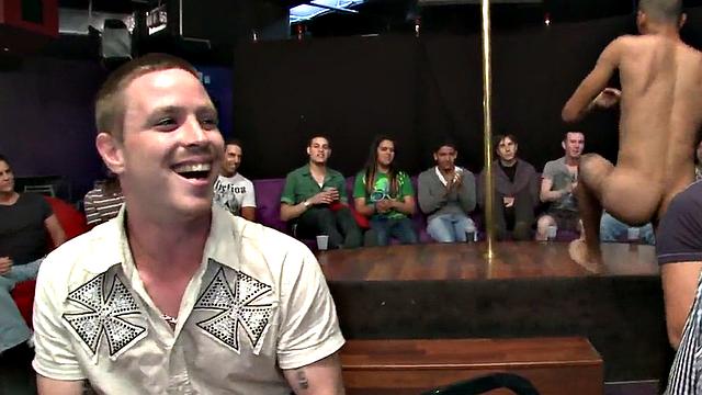 Real public blowjob at kinky party