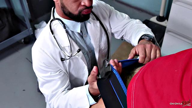 Doc Damian Takes Two Dicks - Amone Bane, Damian Taylor & Marco Lorenzo