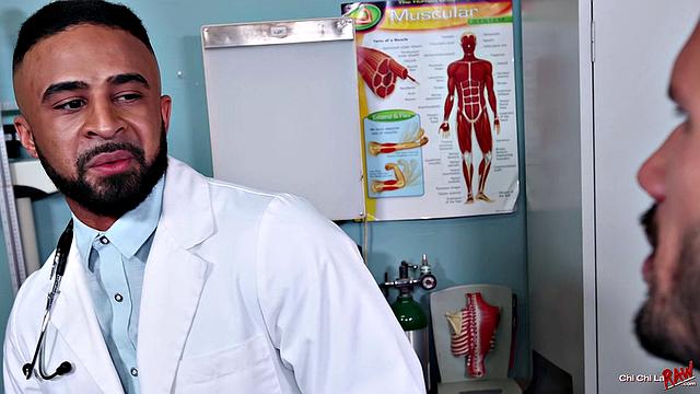 Doc Damian Takes Two Dicks - Amone Bane, Damian Taylor & Marco Lorenzo