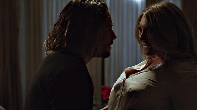 Sinful stepmom sucks and gets fucked in her tight pussy